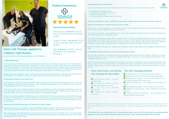 Stem Cell Therapy for Autism in Turkey - Best Clinics & Cost related image